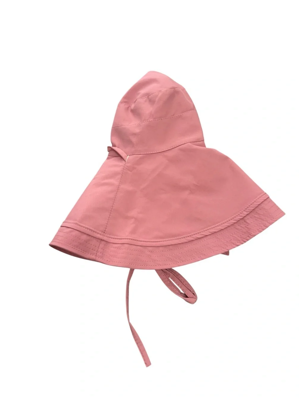 NWT Wide Brim Bendable Sun Hat with Chin Tie - Pink